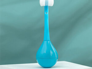 Three-sided children's toothbrush