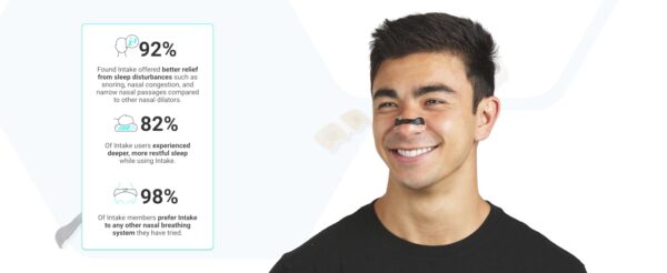 Breathing Nasal Strip Starter Kit (15 Count) - Boost Oxygen Intake, Reduce Snoring, Improve Sleep Quality - Sweat Resistant, Skin Safe Nasal Strips - Extra Strength Snoring Solution