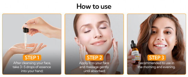 20% Vitamin C Serum For Face, Brightening Skin, Dark Spot Remover, Reduce Wrinkle, Anti Aging Glowing Serum, Facial Moisturizer with Niacinamide, Vitamin E, Hyaluronic Acid, 15 ML/ 0.51 Fl oz