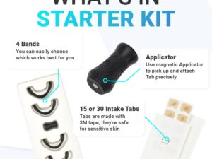 Breathing Nasal Strip Starter Kit (15 Count) - Boost Oxygen Intake, Reduce Snoring, Improve Sleep Quality - Sweat Resistant, Skin Safe Nasal Strips - Extra Strength Snoring Solution