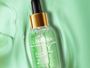 LANBENA Pore Minimizer Serum, Pores Shrinking Serum for Face, Oil Control Firming, Tightening Pores, Vegan Moisture after Blackhead Remover, Centella Asiatica, Hamamelis Virginiana, 0.6 fl.oz