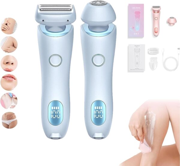 2 in 1 Livora Electric Shaver, Silkglide Pro, Bikini Trimmer for ???????????????????? ????????????????, Wet & Dry, Ipx7 Waterproof, Blade Replaceable, Epilator ????????????????????????????????