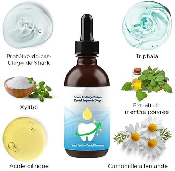 Shark Cartilage Protein Dental Regrowth Drops