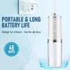 Water Dental Flosser Pick for Teeth: 5 Cleaning Modes Cordless Portable with 4 Heads - Waterproof Flossing Cleaning Picks for Home Travel