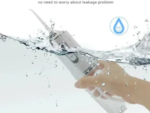 Water Dental Flosser Pick for Teeth: 5 Cleaning Modes Cordless Portable with 4 Heads - Waterproof Flossing Cleaning Picks for Home Travel