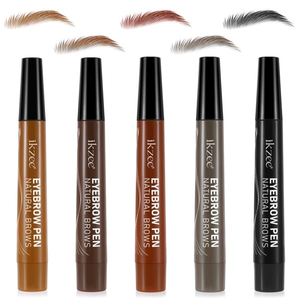 Magic Eyebrow Microblading Pencil Long-Lasting 4-Tip Magic Eyebrow Pencil | Precise Fine Stroke Brow Pen for Natural-Looking Brows