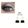 16 Colors Pearlescent Eye Shadow, Color Glitter Waterproof Long-Lasting Eye Makeup Non-smudge Eyeshadow