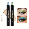 16 Colors Pearlescent Eye Shadow, Color Glitter Waterproof Long-Lasting Eye Makeup Non-smudge Eyeshadow
