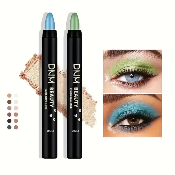 16 Colors Pearlescent Eye Shadow, Color Glitter Waterproof Long-Lasting Eye Makeup Non-smudge Eyeshadow