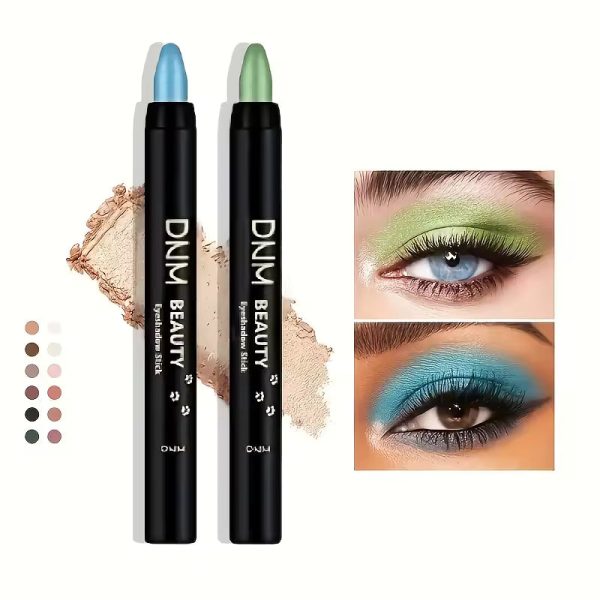 16 Colors Pearlescent Eye Shadow, Color Glitter Waterproof Long-Lasting Eye Makeup Non-smudge Eyeshadow