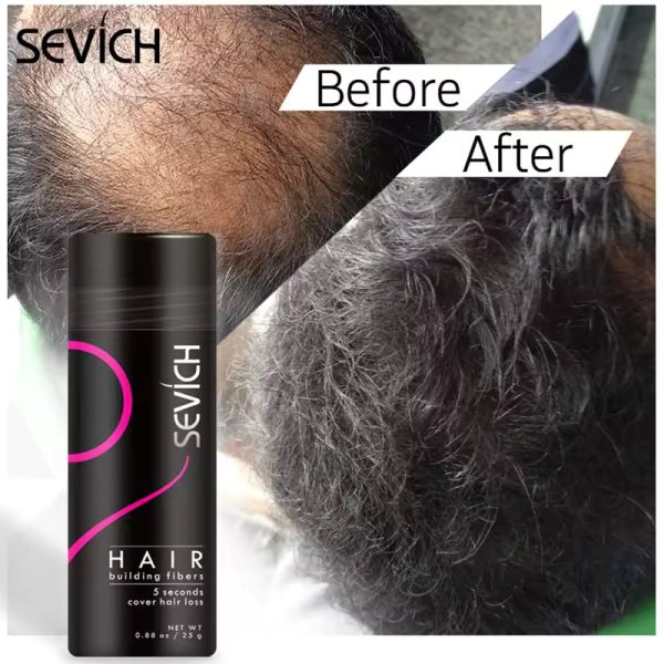 Hair Building Fiber Powder Cover Up for Hair Loss & Patchy Beard