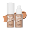 Matte Liquid Foundation in Black Concealer and Brightening Cream for Face Base Makeup - Vegan, Cruelty-Free, Long-Lasting