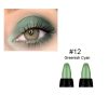 16 Colors Pearlescent Eye Shadow, Color Glitter Waterproof Long-Lasting Eye Makeup Non-smudge Eyeshadow