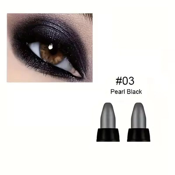 16 Colors Pearlescent Eye Shadow, Color Glitter Waterproof Long-Lasting Eye Makeup Non-smudge Eyeshadow