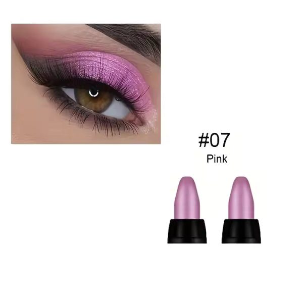 16 Colors Pearlescent Eye Shadow, Color Glitter Waterproof Long-Lasting Eye Makeup Non-smudge Eyeshadow