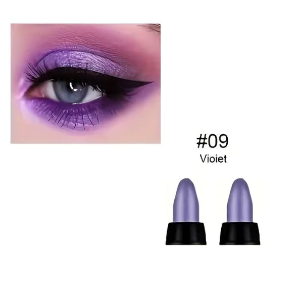 16 Colors Pearlescent Eye Shadow, Color Glitter Waterproof Long-Lasting Eye Makeup Non-smudge Eyeshadow