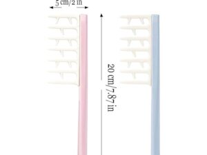 Volumizing Wide Toothed Fluffy Curly Hair Comb for All Hair Types - Deer Antlers Design