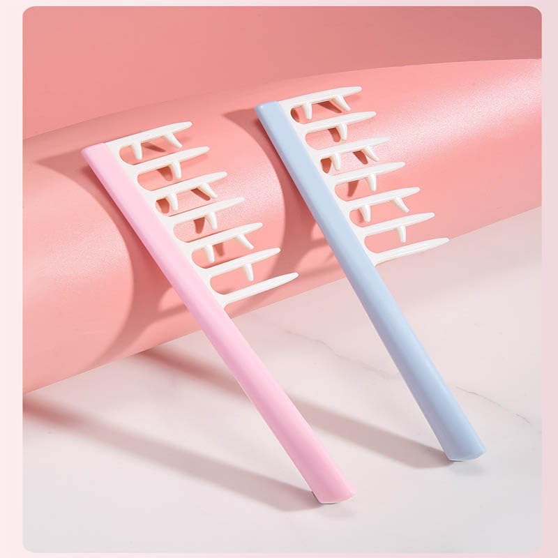 Volumizing Wide Toothed Fluffy Curly Hair Comb for All Hair Types - Deer Antlers Design