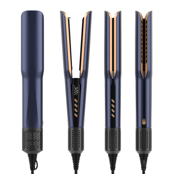 Viral 2-in-1 Air Straightener - No Heat Damage, Ionic Frizz Control, Fast Styling & Hair Protection for Smooth & Shiny Hair