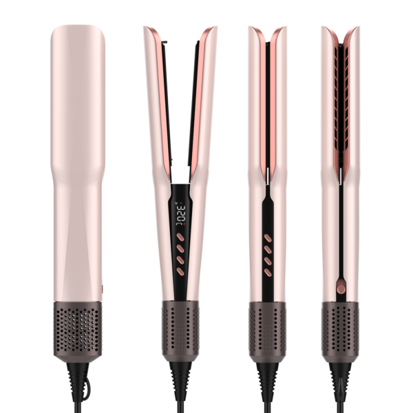 Viral 2-in-1 Air Straightener - No Heat Damage, Ionic Frizz Control, Fast Styling & Hair Protection for Smooth & Shiny Hair