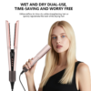 Viral 2-in-1 Air Straightener - No Heat Damage, Ionic Frizz Control, Fast Styling & Hair Protection for Smooth & Shiny Hair