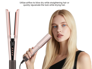 Viral 2-in-1 Air Straightener - No Heat Damage, Ionic Frizz Control, Fast Styling & Hair Protection for Smooth & Shiny Hair